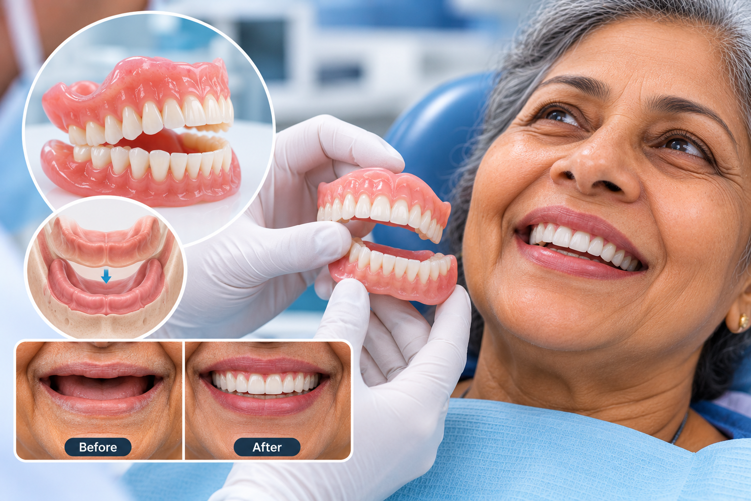 Complete Dentures Treatment at Mukil Dental Care